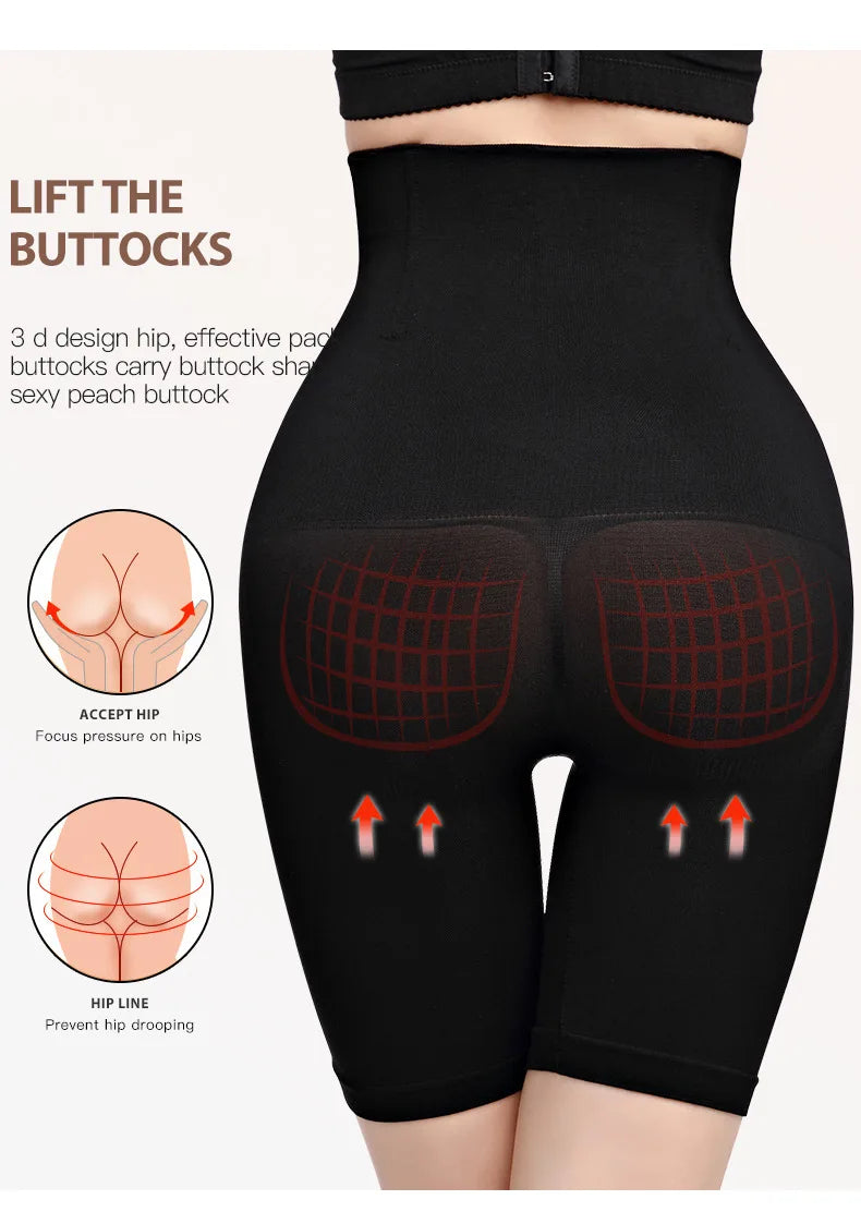 Shapewear for Women High Waist Trainer Panties Slimming Sheath Tummy Control Hip Butt Lifter Shorts Ladies Mid Thigh Body Shaper