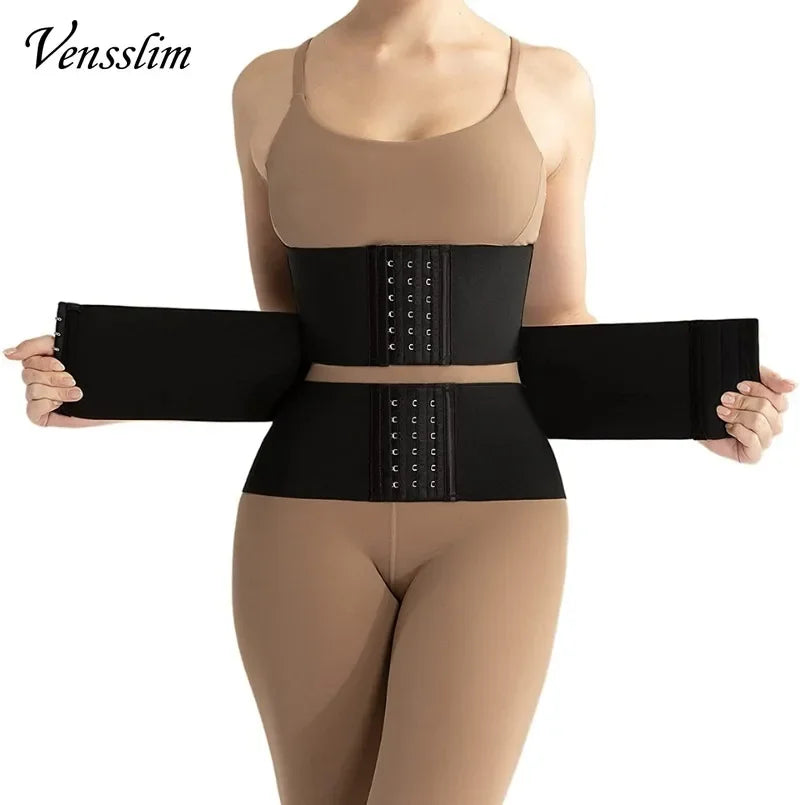 Shapewear for Women Vens slim Body Shaper Waist Trainer Belt Women Weight Loss Reduce Tummy Trimmer Corset Adjustable Workout Girdle Shapewear