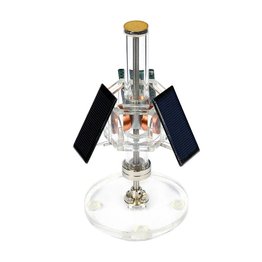 Magnetic Levitation Solar Motor Three-Sided Vertical Brushless Motor DIY Scientific Experiment Teaching Model Creative Gifts