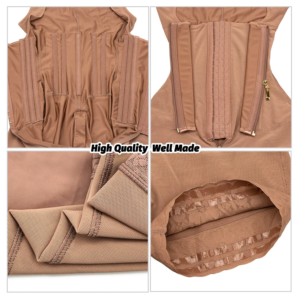 Shapewear for women's High Compression Girdle Shaper Colombian Fajas Shapewear Postpartum Belly flat Sheath Waist Trainer Belts Woman Extreme Corset