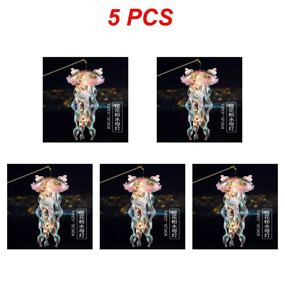 Jellyfish Lamp, Portable Flower Lamp, Girl Room Atmosphere Decoration Lamp, Bedroom Night Lamp, Home Decoration, Birthday Gift