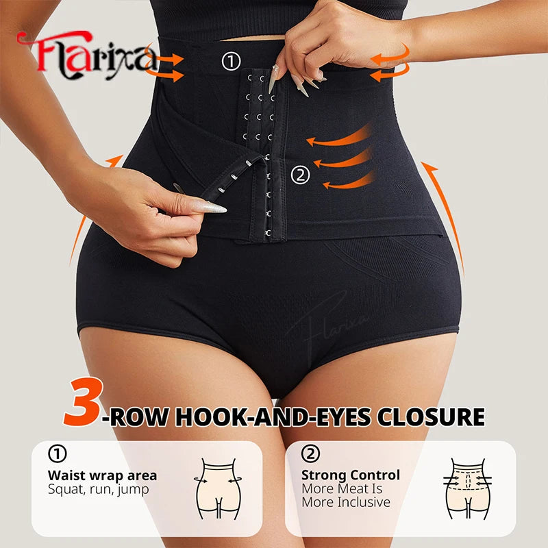 Shapewear for women's Waist Trainer Tummy Control Shorts Panties Women High Waist Shapewear Butt Lifter Underwear Postpartum Body Shaper