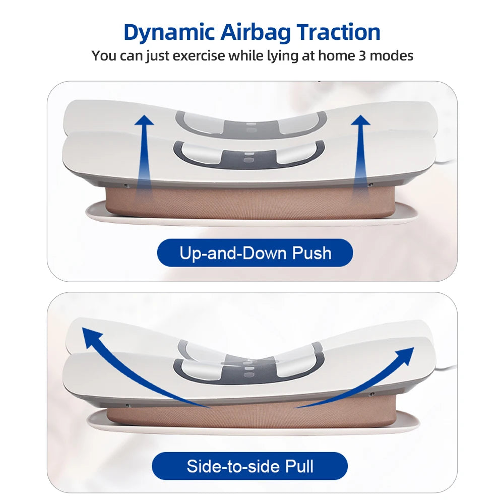 Lumbar Traction Massager Adjustable Electric Back Massage Device Vibration Waist Massager Waist Spine