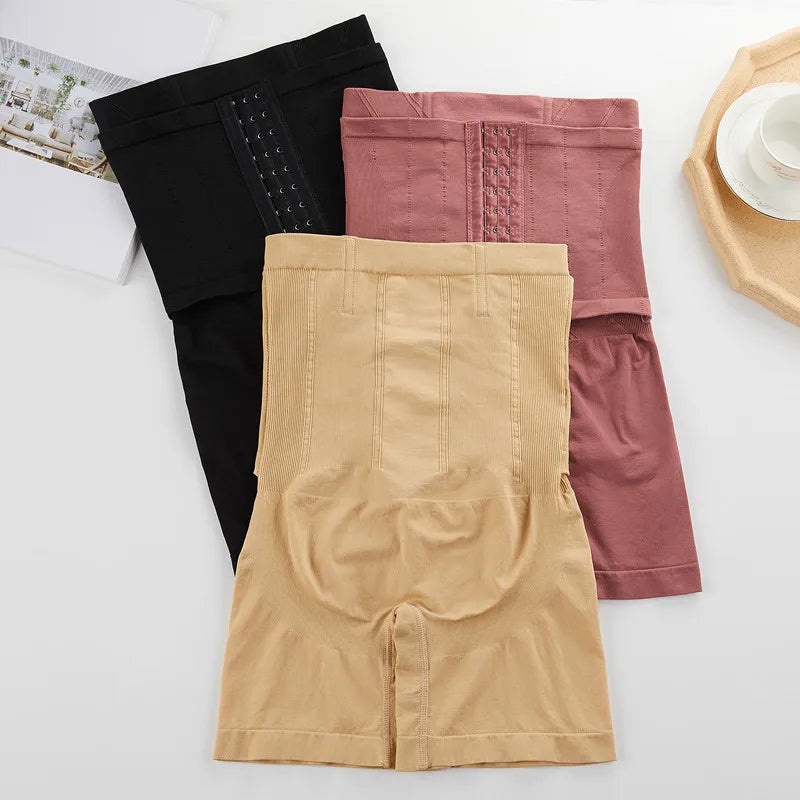 Shapewear for Women New Women Firm Tummy Control with Hook High Waist Trainer Body Shaper Butt Lifter Shapewear Panties Female Slimming Fajas Shorts