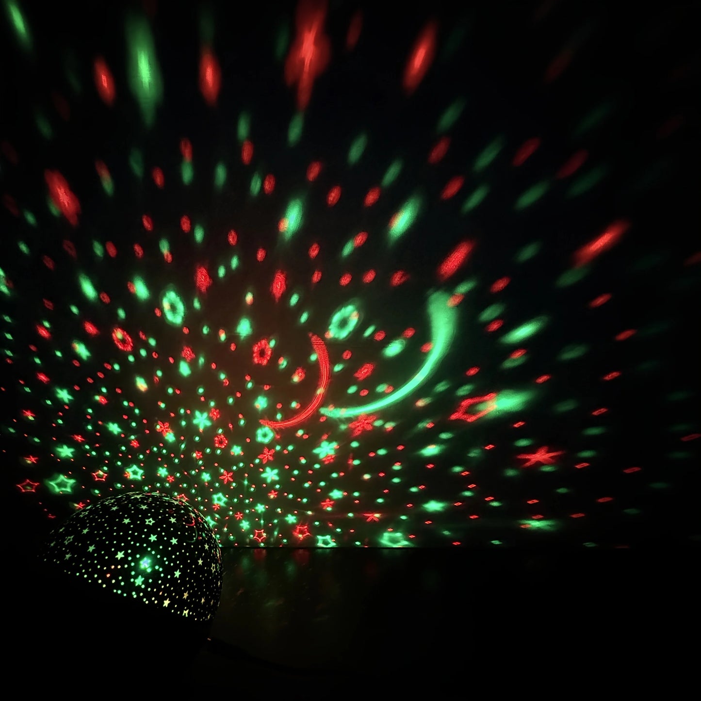 Starry Sky Projector Light 7Modes LED Night Light Galaxy Moon Ambient Light