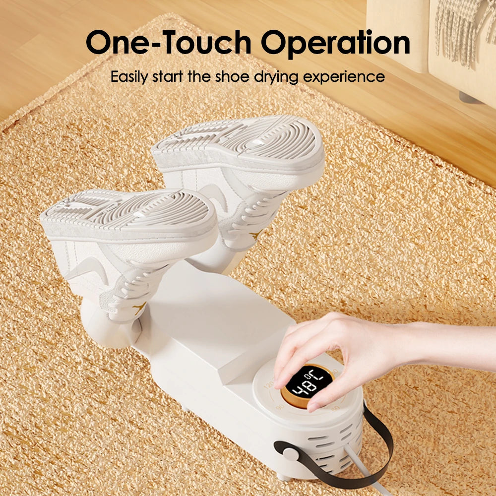 Electric Shoes Dryer Machine Folding Smart Constant Temperature Fast Dryer Heater Deodorizer Dehumidifier Device Boots Drier