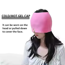 Gel Ice Headache Migraine Relief Hat Cold Compress Therapy Cap