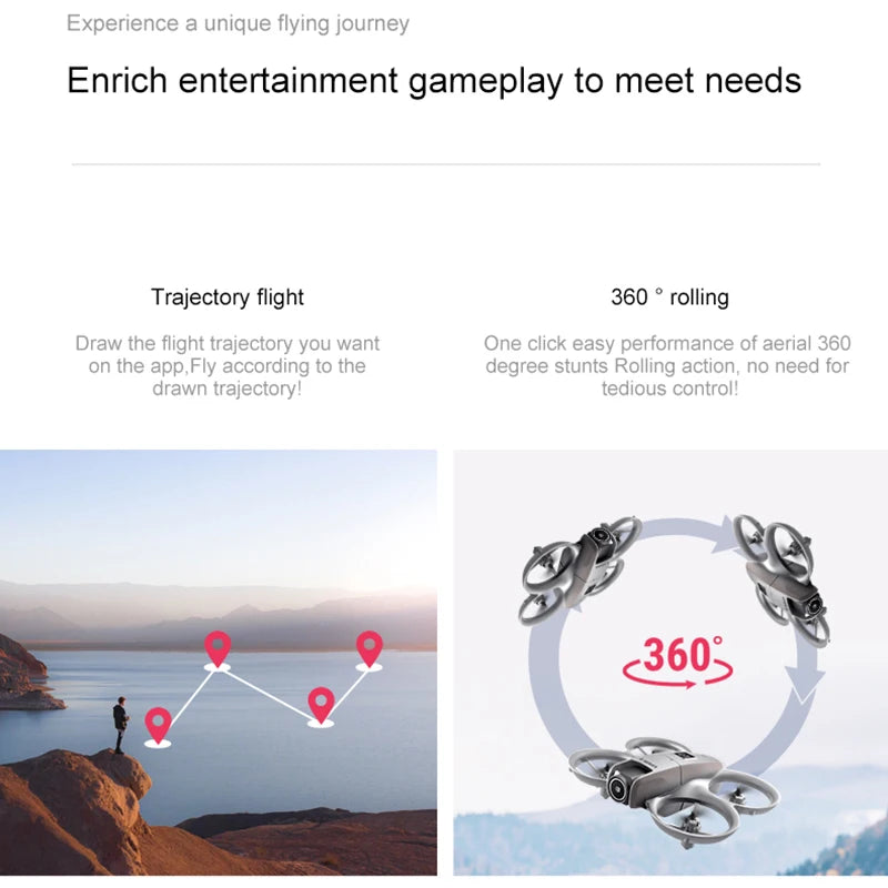 Xiaomi D16 Mini Drone Dual Camera 8K HDAerial Aircraft Obstacle Avoidance UAV Fixed Remote Control Airplane Gift Toys 20000M