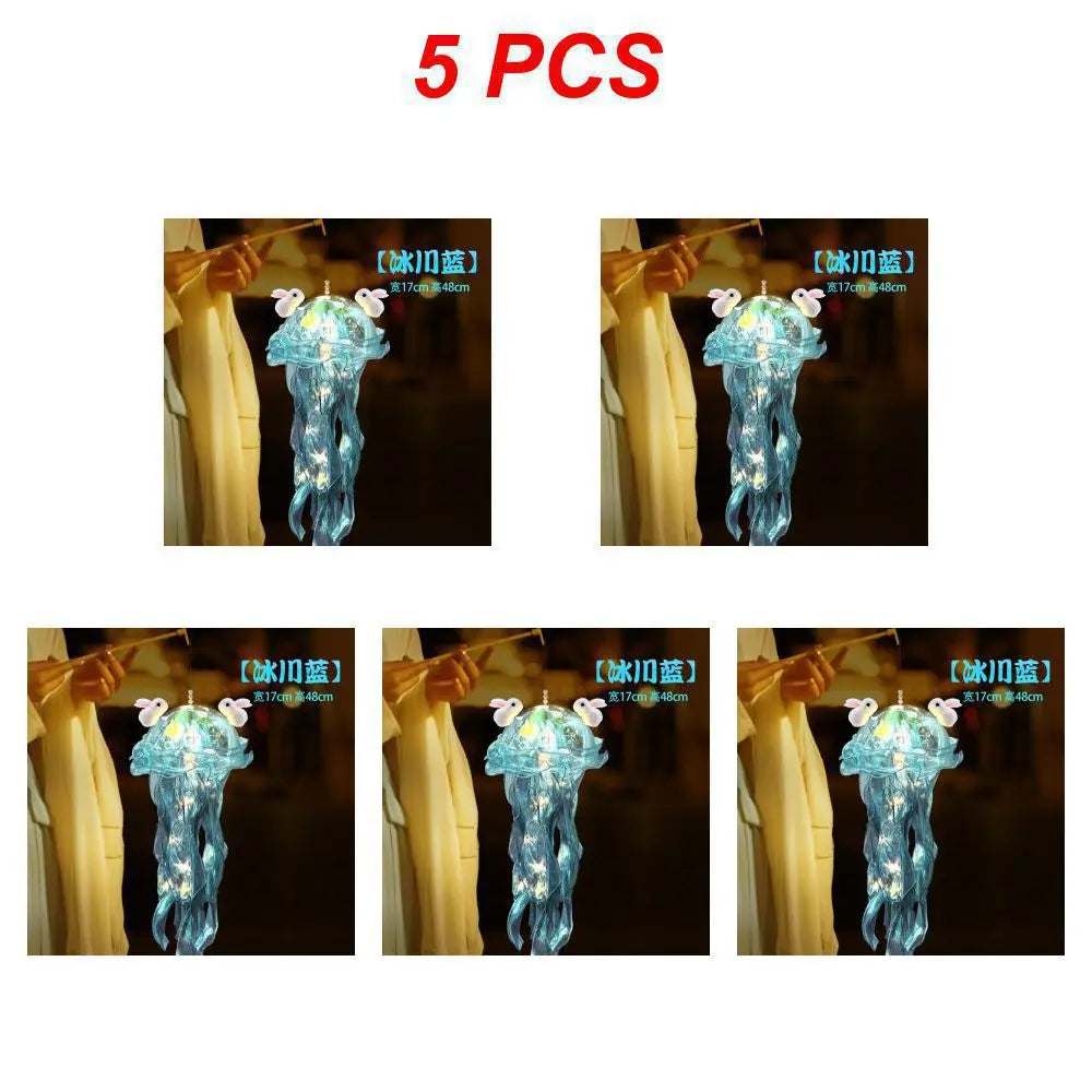 Jellyfish Lamp, Portable Flower Lamp, Girl Room Atmosphere Decoration Lamp, Bedroom Night Lamp, Home Decoration, Birthday Gift