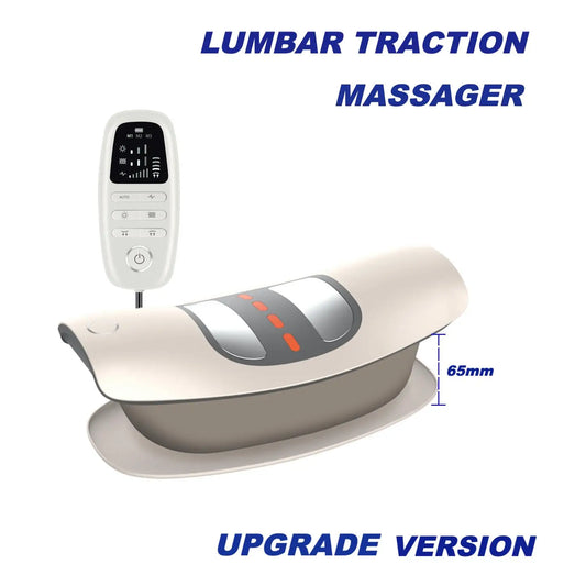 Lumbar Traction 4 in 1 Device with Dynamic Airbag Traction Back Stretcher Adjustable Waist Back Massager for Muscle Relax