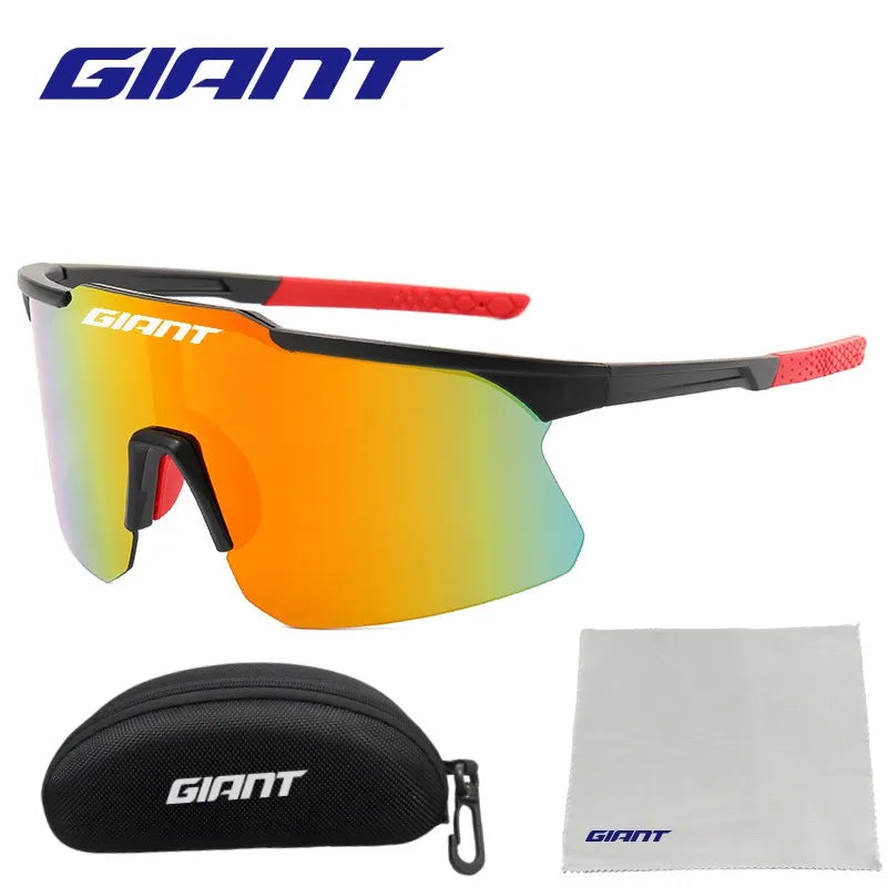 Giant New men's and women's outdoor sports cycling,  bicycle, driving, travel sunglasses can be paired with glasses cloth box