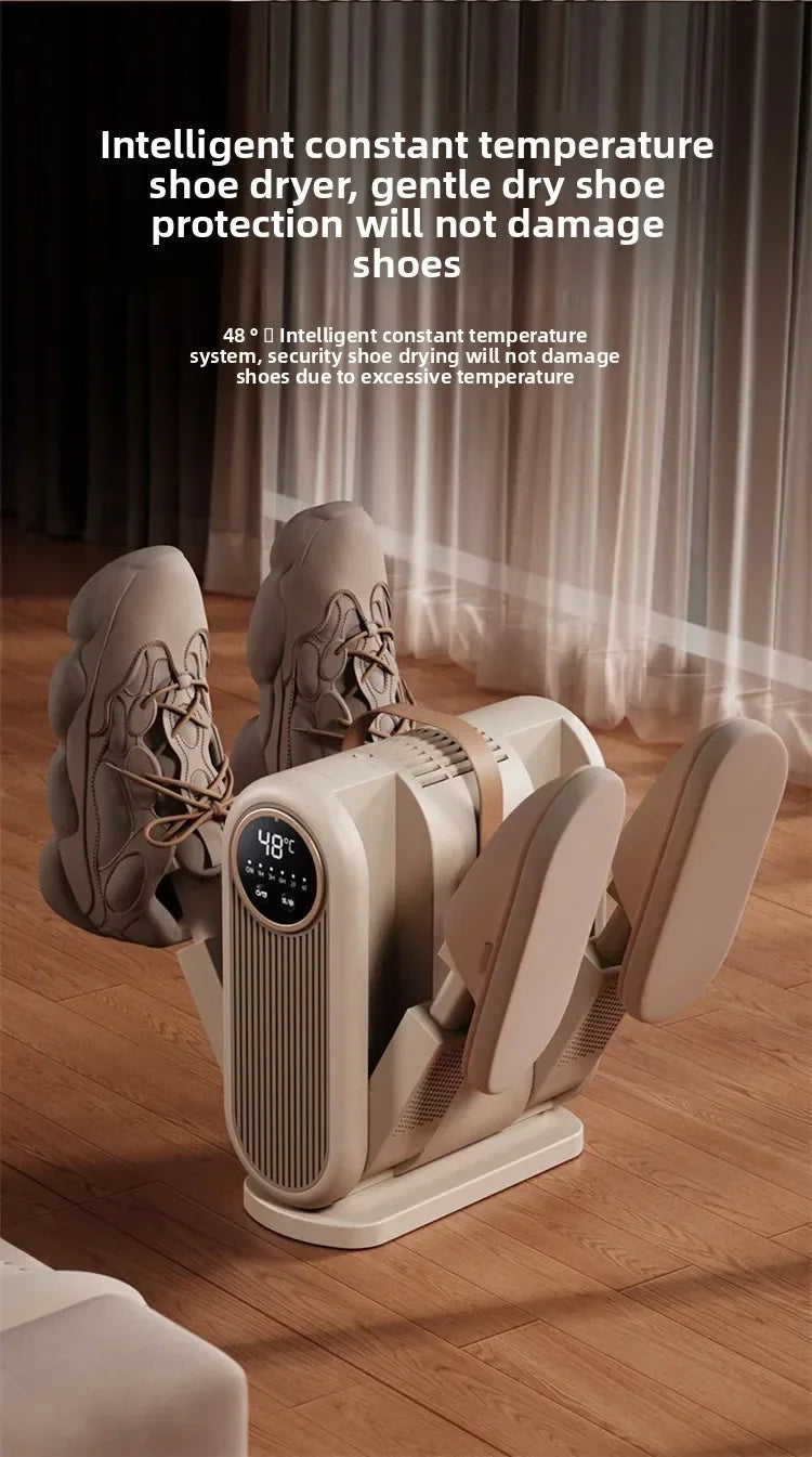Portable Foldable Electric Shoe Dryer UV Blue Light UV Sterilization Deodorizing Shoe Dryer Fast Drying Household Shoe Dryer