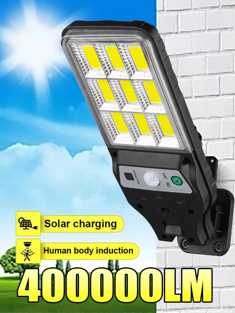 Solar LED Lights 400000LM Outdoor With 3 Mode Waterproof Motion Sensor