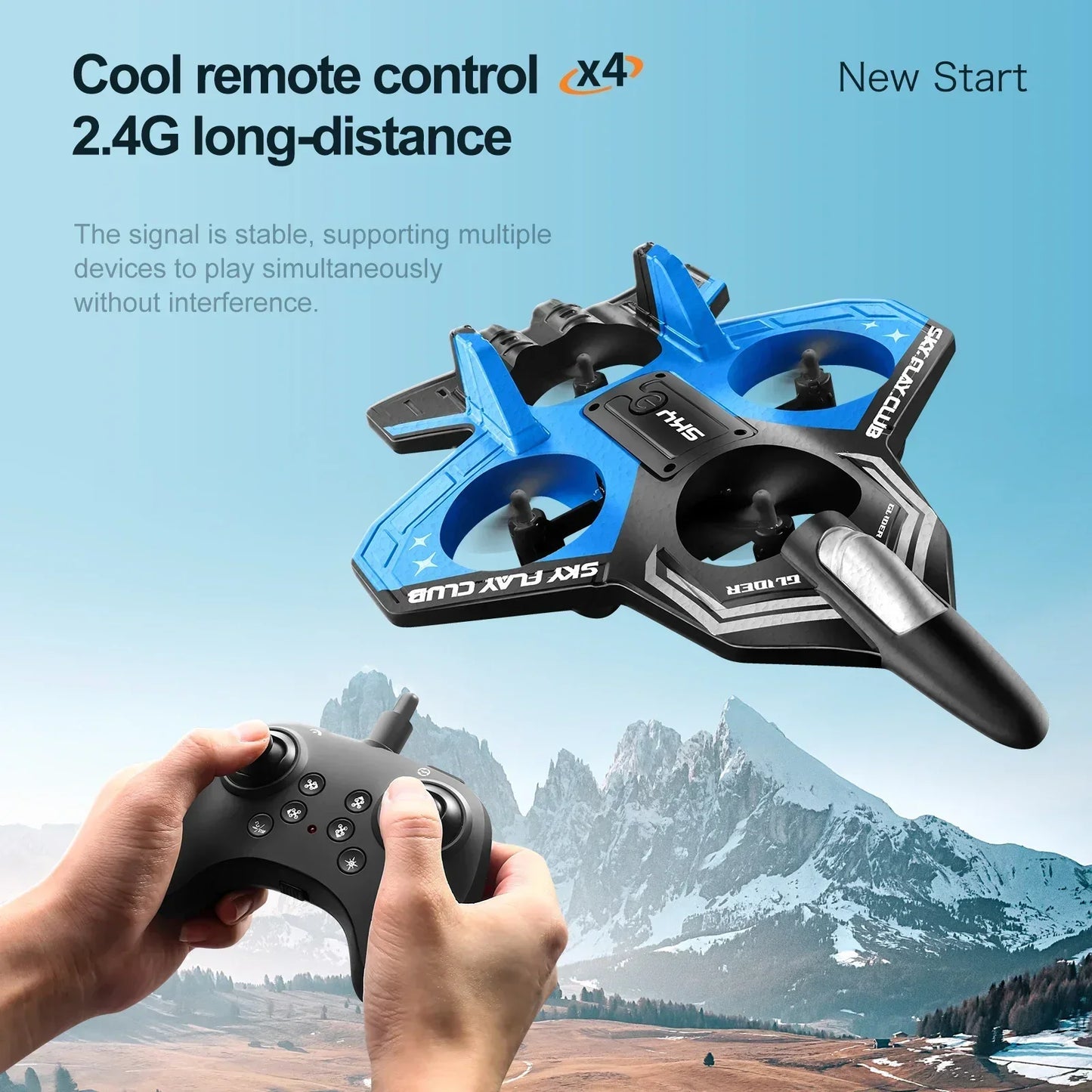 Remote Control Aircraft 2.4G Glider Aircraft EPP Toy Drone Kids Gift