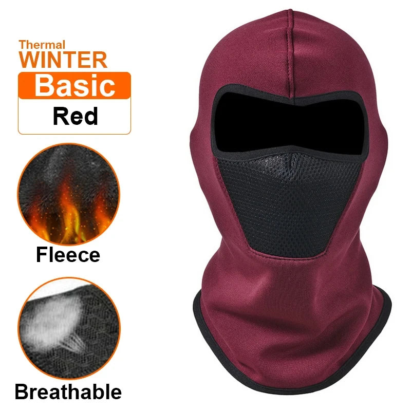 Thermal Winter Balaclava Cycling Full Face Mask Warm Outdoor Sports Motorcycle Ski Fishing Hunting Mask Fleece Scarf Cap Bandana