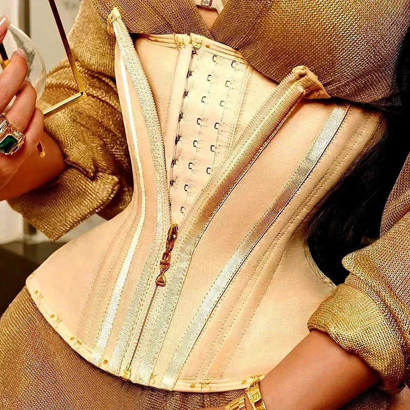 Shapewear for women's Fajas Colombians Girdles Waist Trainer High Compression BBL Corset Tummy Control Sheath Flat Stomach Modeling Belt