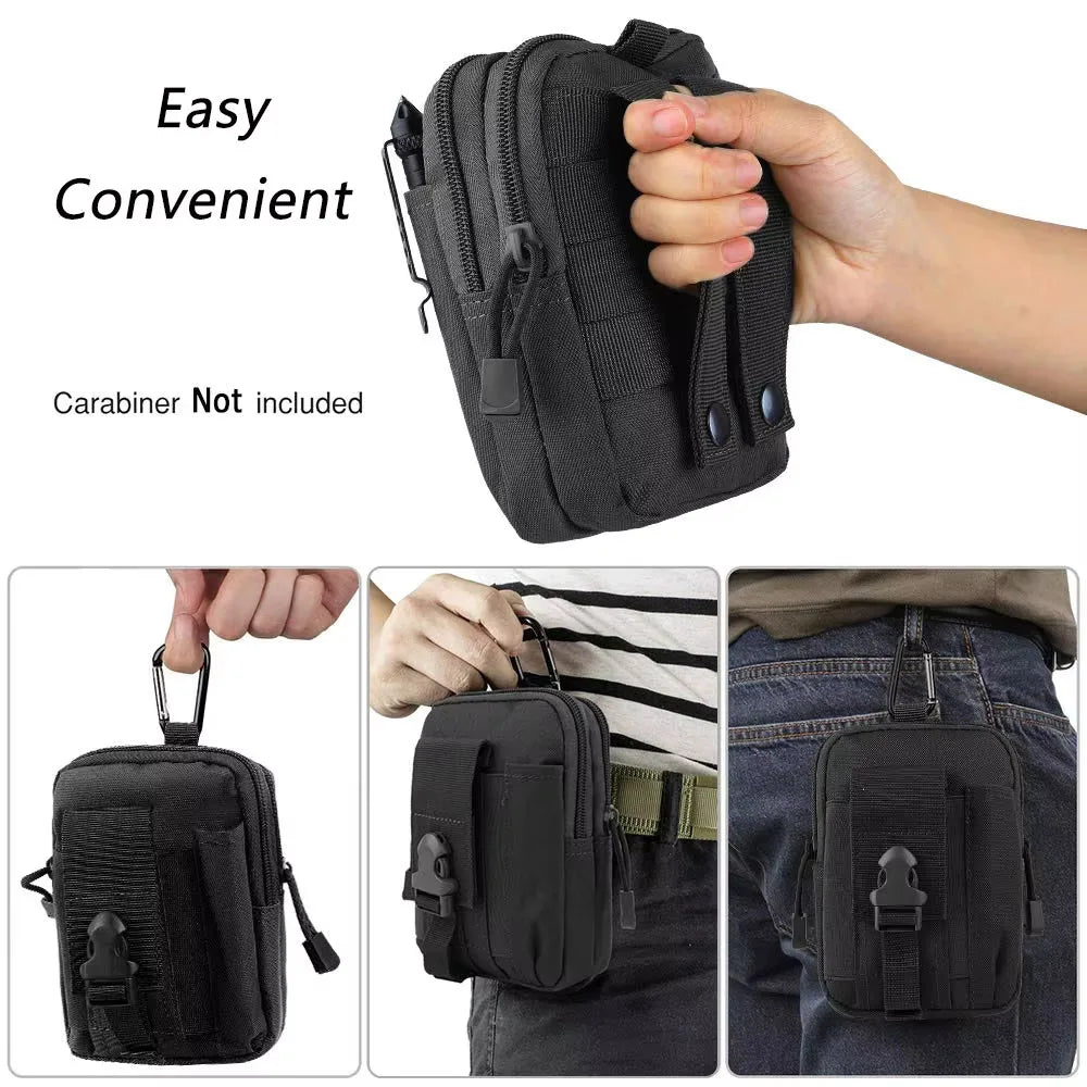 Tactical Waist Bag Outdoor Hunting Molle Bag EDC Pack Multifunction Men Sport Hiking Hunting Working Tools Mobile Phone Pouch