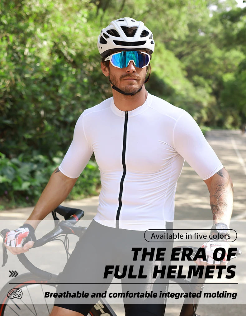 X-TIGER Cycling Helmet Man Women LED Light Helmet Road Mountain Bike Helmet Bicycle Helmet Rechargeable Brim Design Helmet