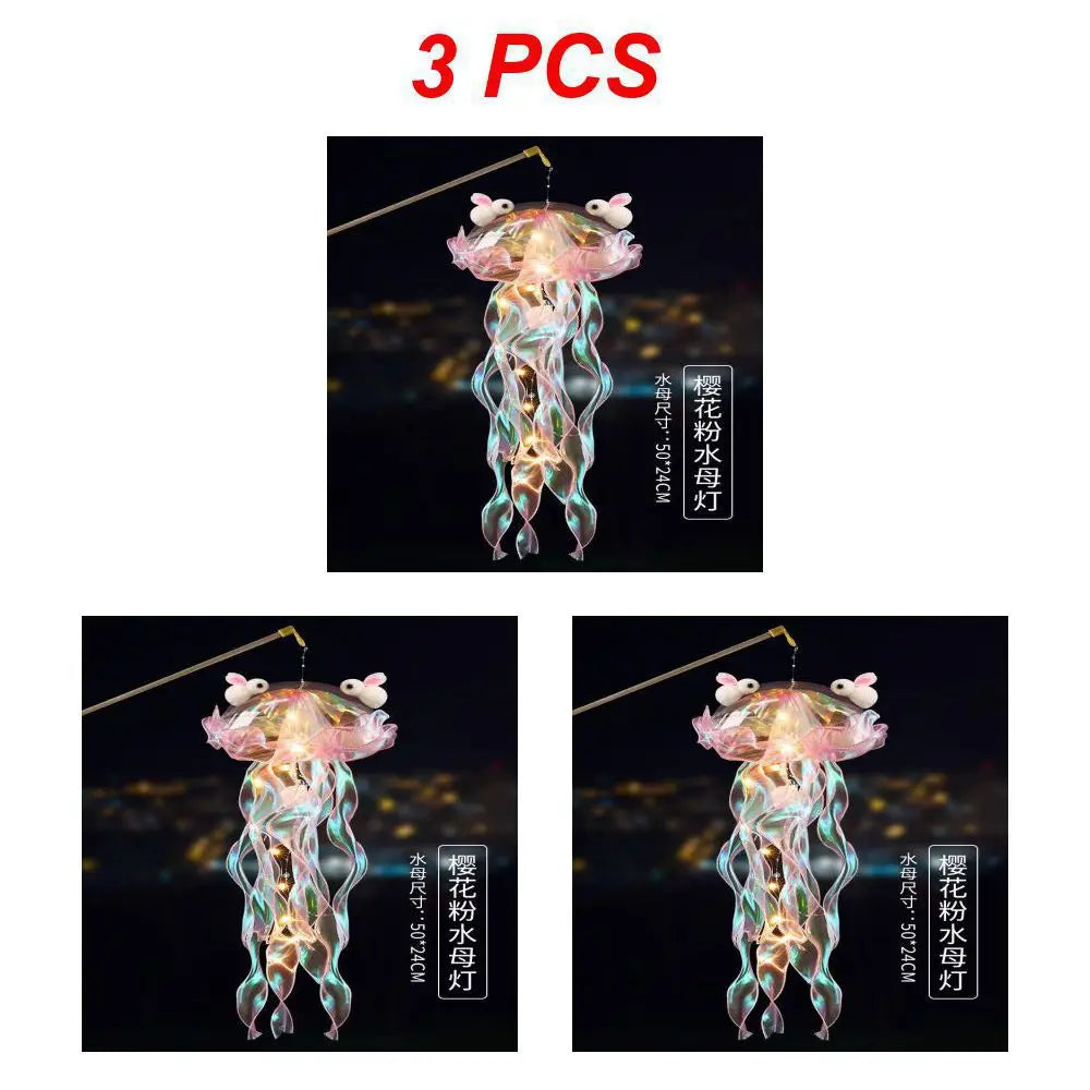 Jellyfish Lamp, Portable Flower Lamp, Girl Room Atmosphere Decoration Lamp, Bedroom Night Lamp, Home Decoration, Birthday Gift