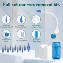 Ear Wax Removal Tool Manual Ear Irrigation Flushing Kit Ear Cleaner