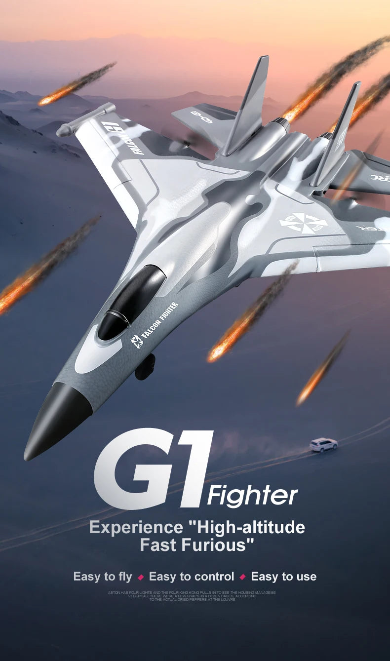 G1 Drone Glider Beginner Profesional 3 Channel RC Aircraft Remote Control Hand Throwing Plane Foam Electric Outdoor Airplane