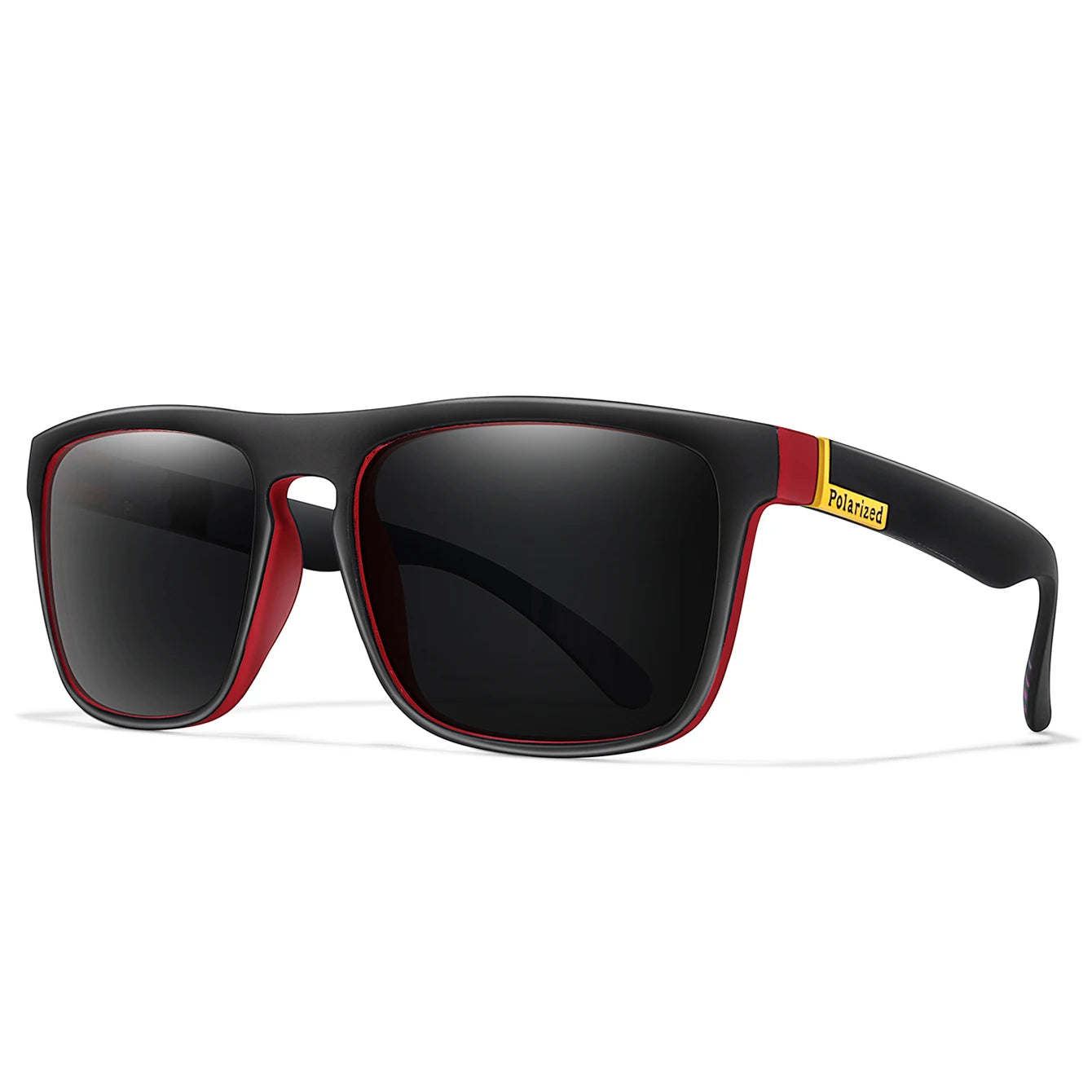 LOISRUBY Brand Polarized UV400 Sunglasses Men Driving Bike Motorcycle Classic Square Frame Cycling Fishing Eyewear Festival gift