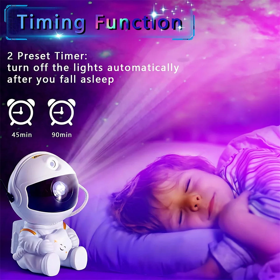 Star Projector Galaxy Night ight Astronaut Space Projector Starry Nebula Ceiling LED Lamp for Bedroom Home Decorative kids gift