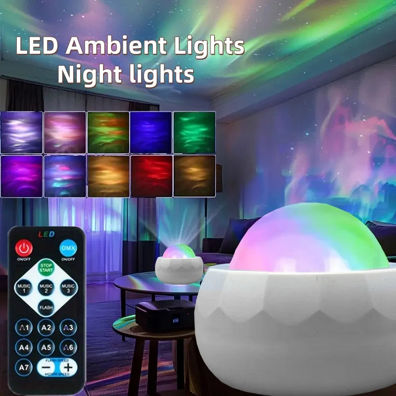 Colorful Galaxy Projector Bedroom Night Light Kids Room Decoration Christmas