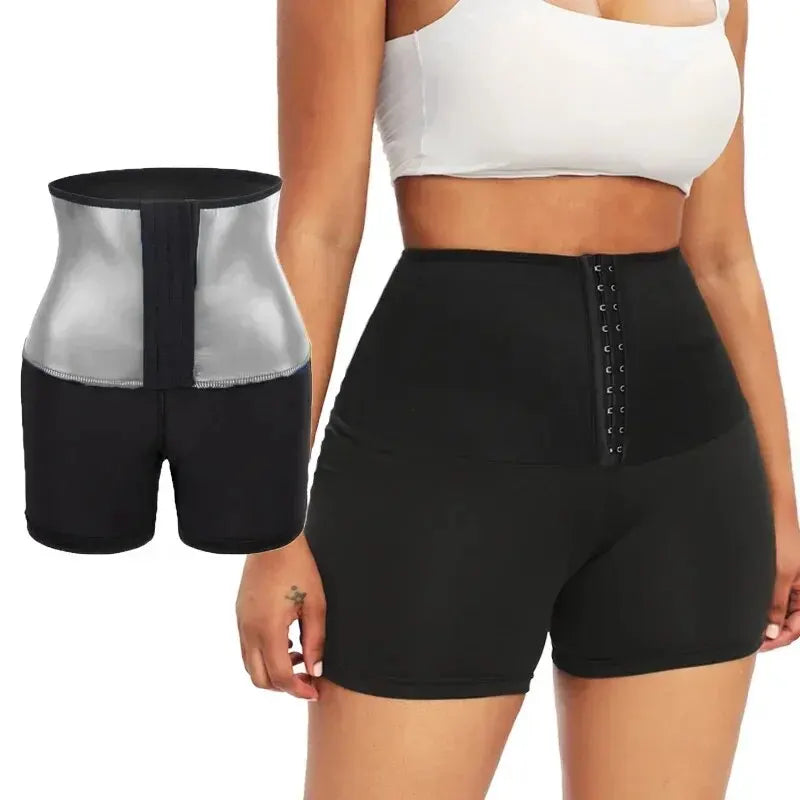 Shapewear for Women Sweat Sauna Pants Body Shaper Weight Loss Slimming Shorts Shapewear Women Waist Trainer Hot Thermo Sweat Pants Fitness