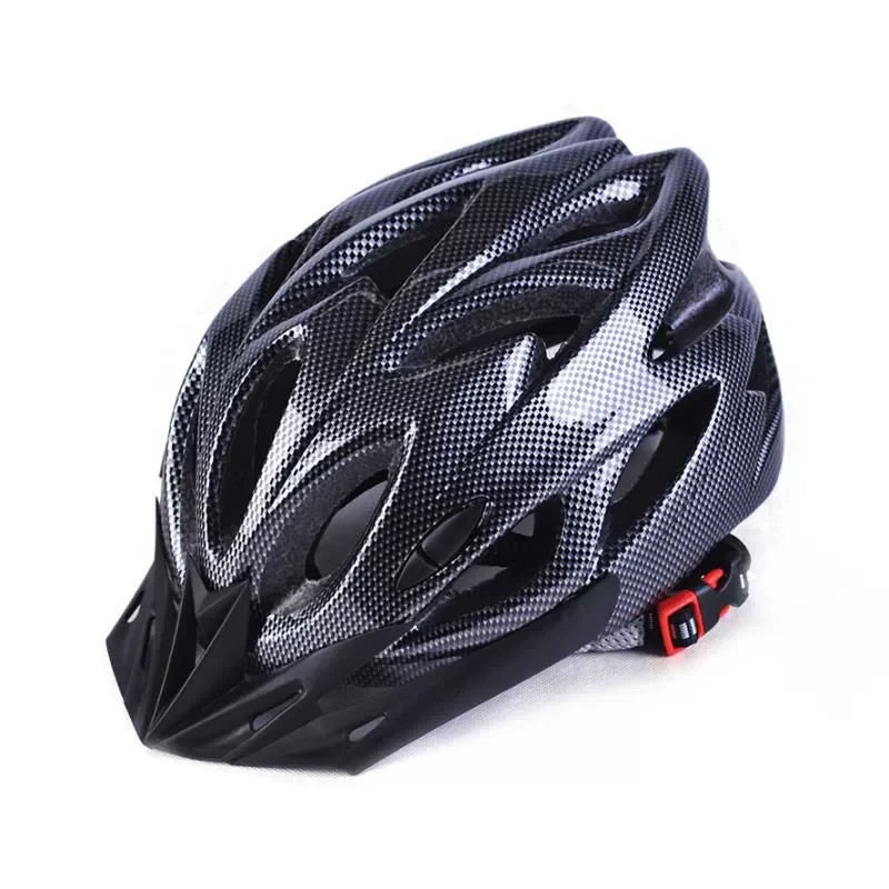 Lightweight bicycle helmet with comfortable lining hollow design