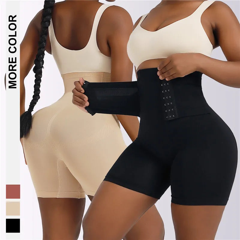 Shapewear for Women New Women Firm Tummy Control with Hook High Waist Trainer Body Shaper Butt Lifter Shapewear Panties Female Slimming Fajas Shorts