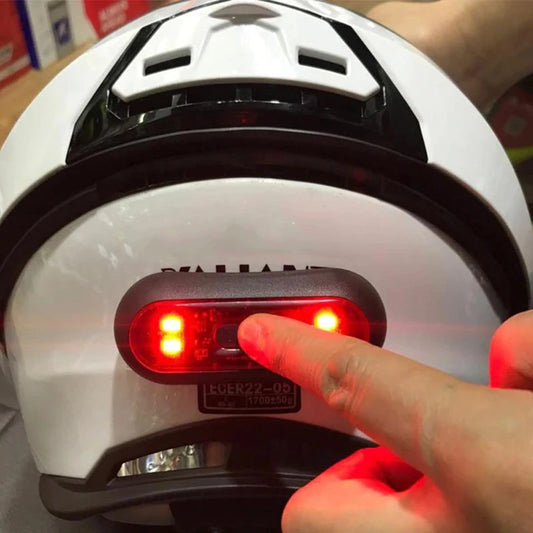 Luces Para Casco Bike Taillight Motorcycle Bicycle Helmet