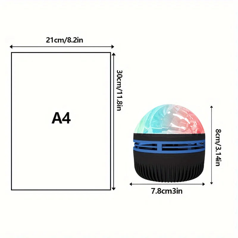 LED Night Light 7 Colors Starry Sky Projector Light Northern Aurora Ambient Light