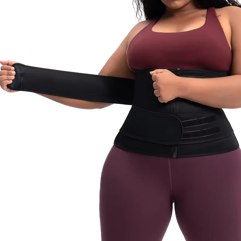 Shapewear for women's Fitness Belly Control Belt Abdominal Shaping Belt Sports Slimming Body Shaper Waist Trainer Trimmer Sauna Sweat Shapewear