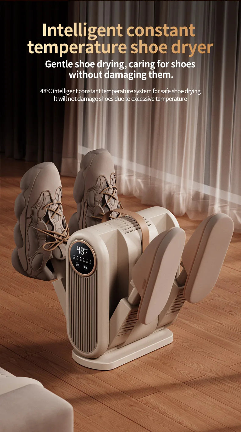 Six-Arm Foldable Shoe Dryer