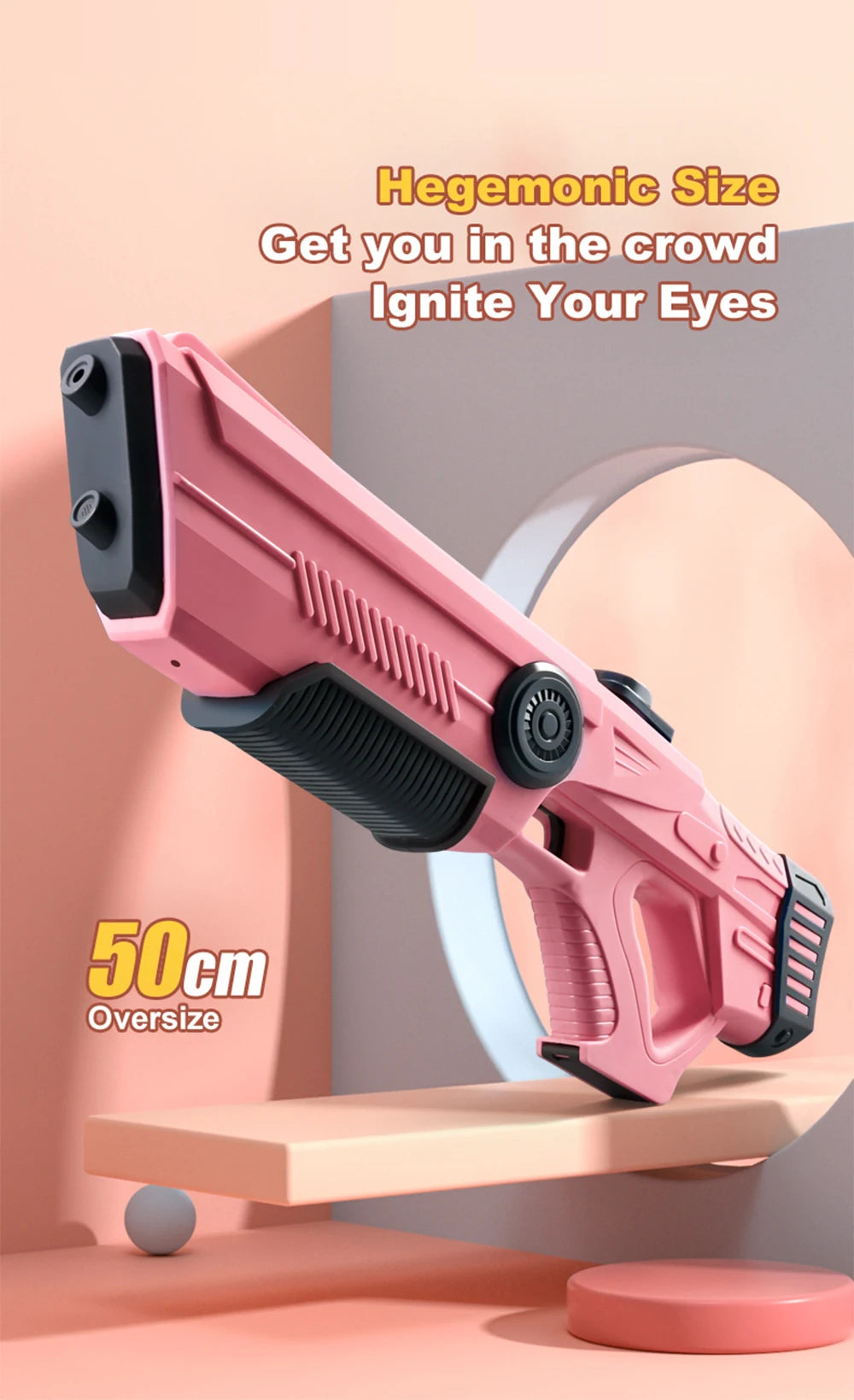 Electric Automatic Water Storage Gun Toys Portable Children Summer Beach Outdoor Fight Fantasy Spray Gun Toys Boy Kid Adult Game