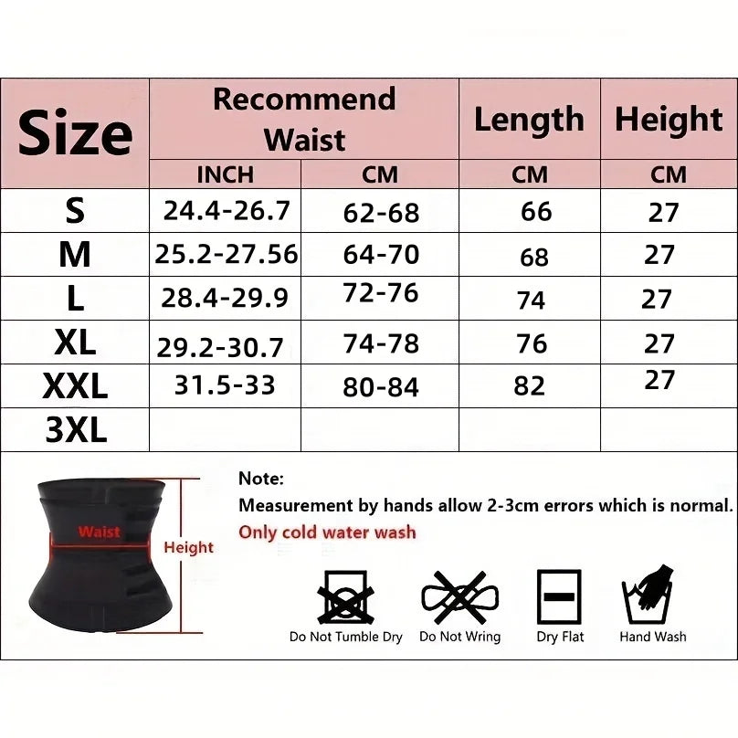 Shapewear for Women Waist Trainer Slimming Body Shaper Fitness Belt Weight Loss Fat Burning Sport Girdle Sweat Trimmer Workout Cincher Shapewear