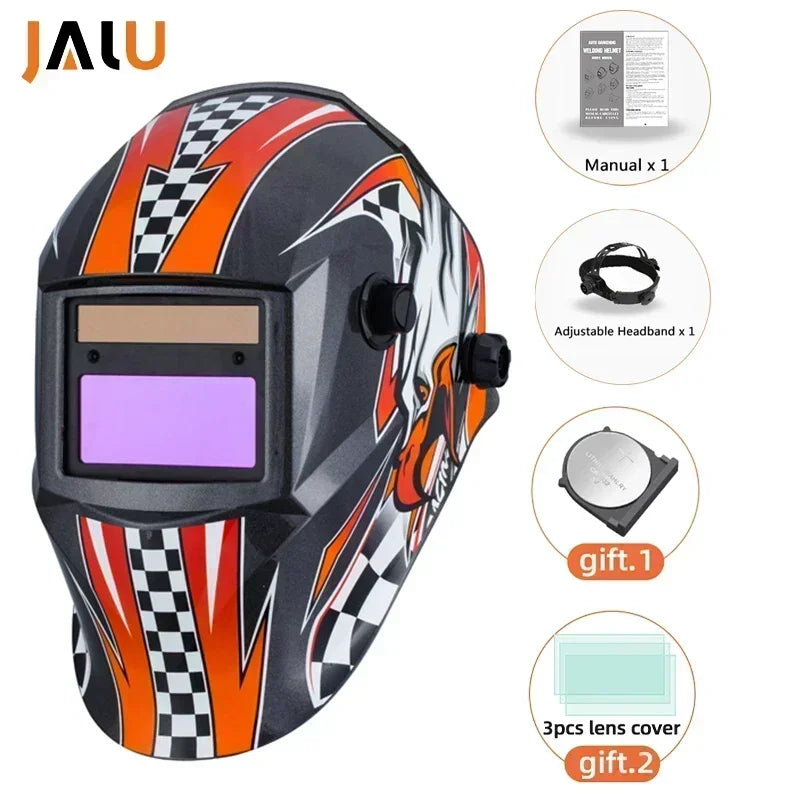 Big View Mask Welding Helmet Filter Cascos Maquina Solda Capacete 1112 Welder Auto Darkening Welding Filter Mascara D Solda Mask