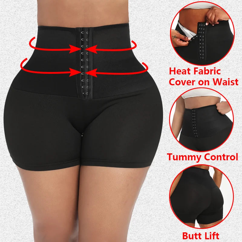 Shapewear for Women Sweat Sauna Pants Body Shaper Weight Loss Slimming Shorts Shapewear Women Waist Trainer Hot Thermo Sweat Pants Fitness