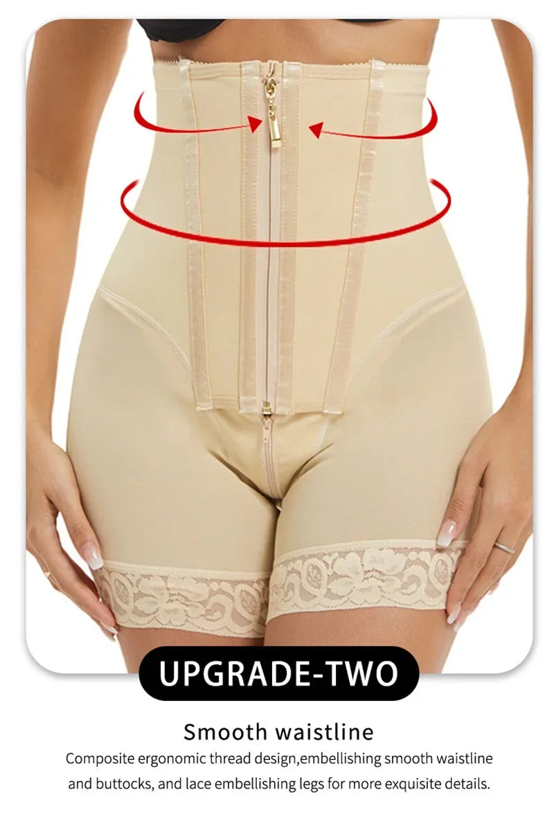 Shapewear for women's Fajas Colombians Girdles BBL Shorts Corset Slimming Waist Trainer High Compression Body Shaper Control Panties Lifter Shapewear
