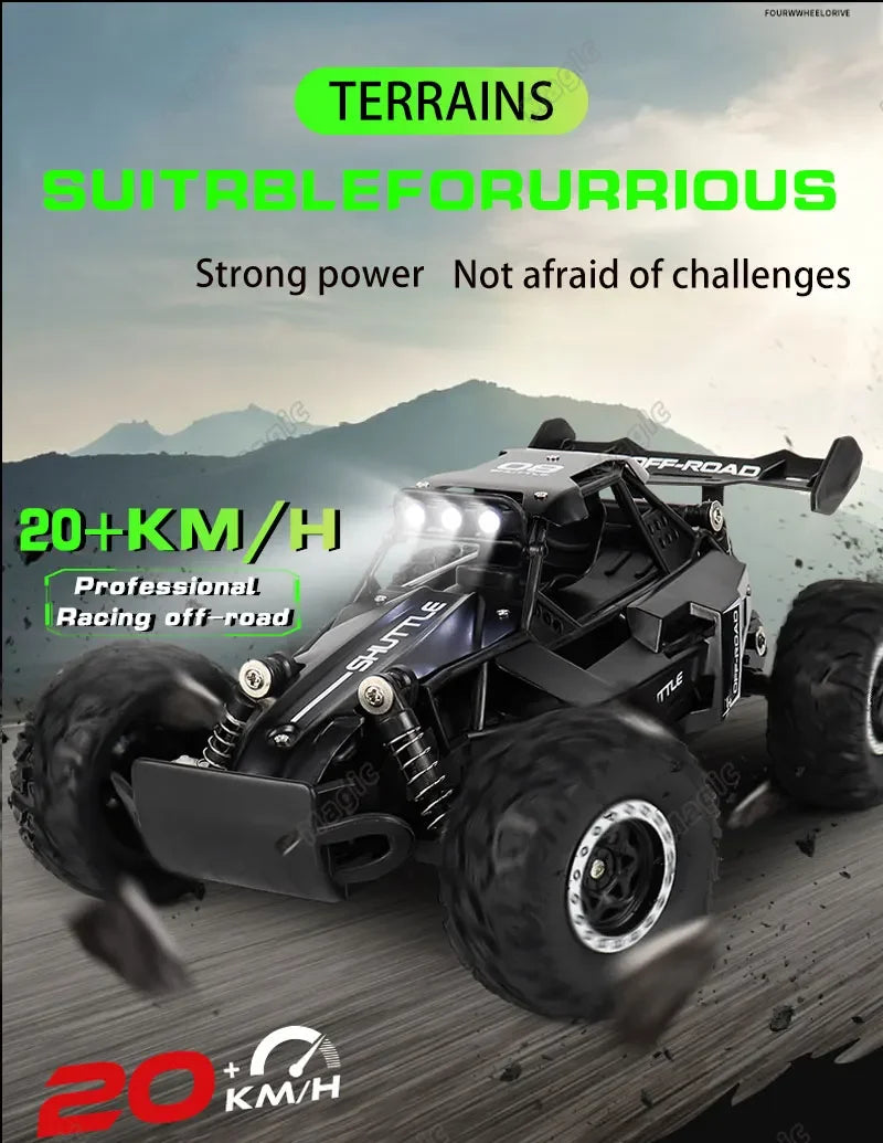 New 1:16 RC Car Remote Control Cars 2.4G Buggy Truck Drift Racing Climbing Off Road Vehicle Outdoor Toy Boy Kids Childrens Gifts