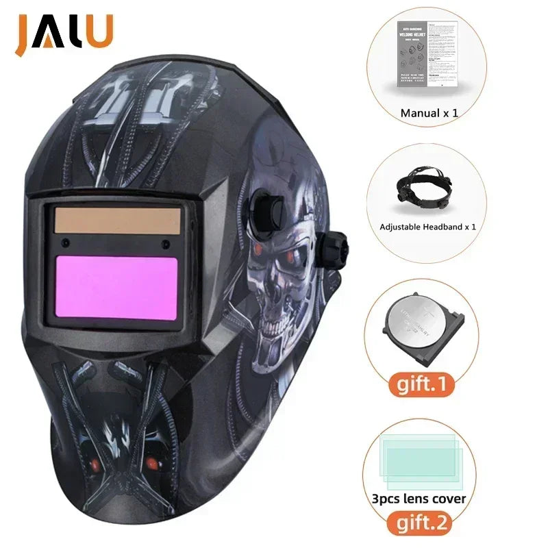 Big View Mask Welding Helmet Filter Cascos Maquina Solda Capacete 1112 Welder Auto Darkening Welding Filter Mascara D Solda Mask