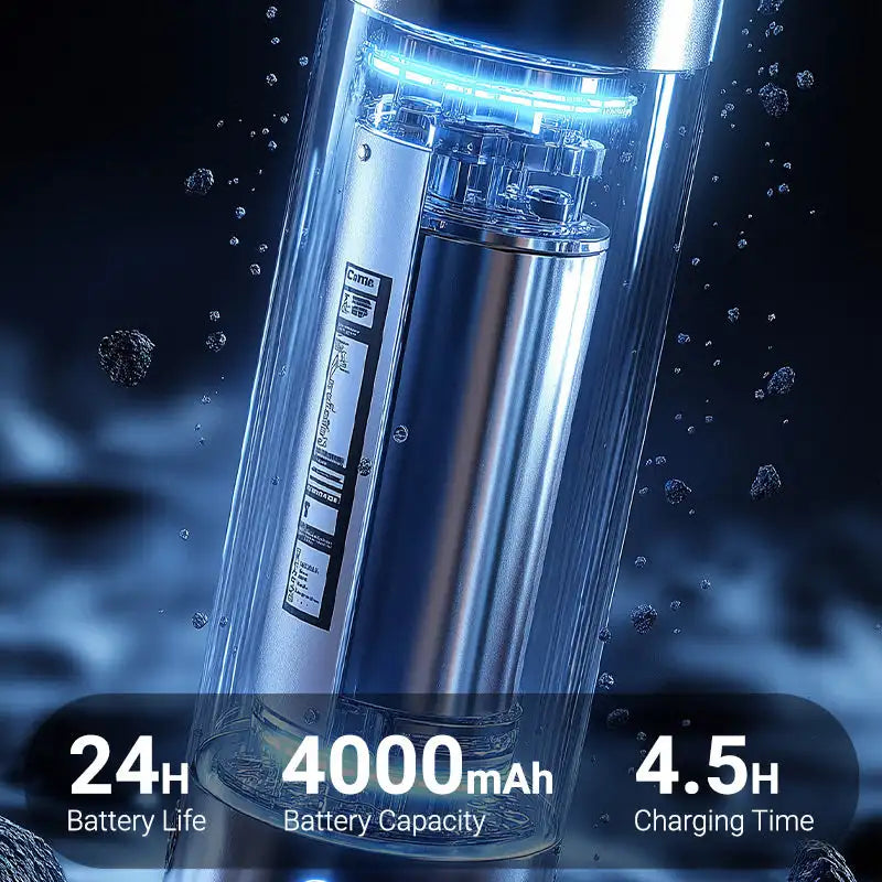 Portable Air Circulator 2000mAh Desktop Mini Rechargeable Fan Wall Non-drilling Silent Tower Fan