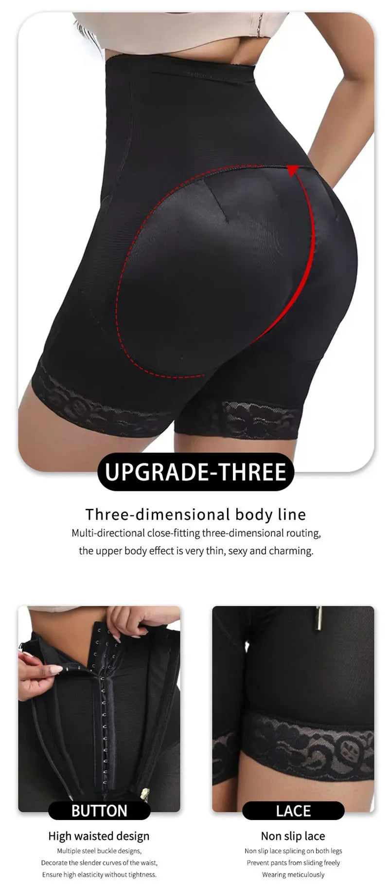 Shapewear for women's Fajas Colombians Girdles BBL Shorts Corset Slimming Waist Trainer High Compression Body Shaper Control Panties Lifter Shapewear