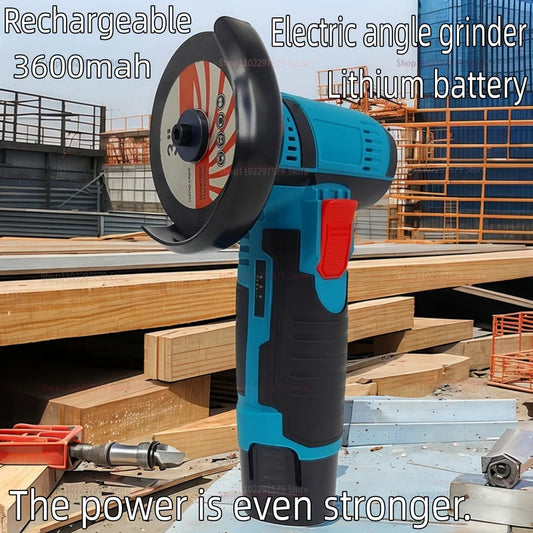 12V Cordless Electric Angle Grinder Compact 19500rpm LithiumBattery Mini Polishing Grinding Diamond Cut Tool for DIY and HomeUse