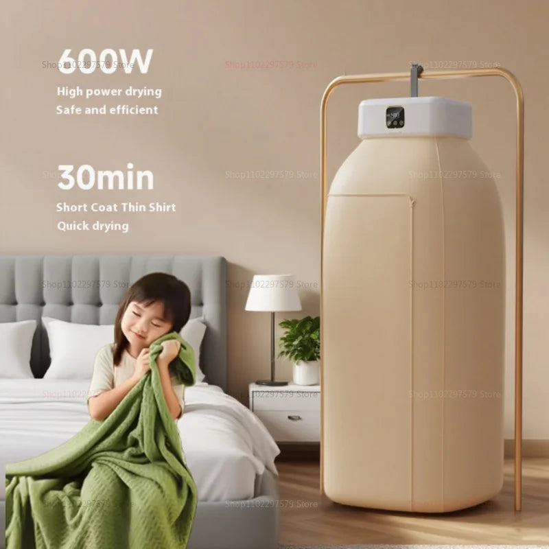 Remote Control Multifunctional Dryer  Home Cabinet  Folding Electric Clothes Dryer Warm Air Dryer Portable Clothes Dryer