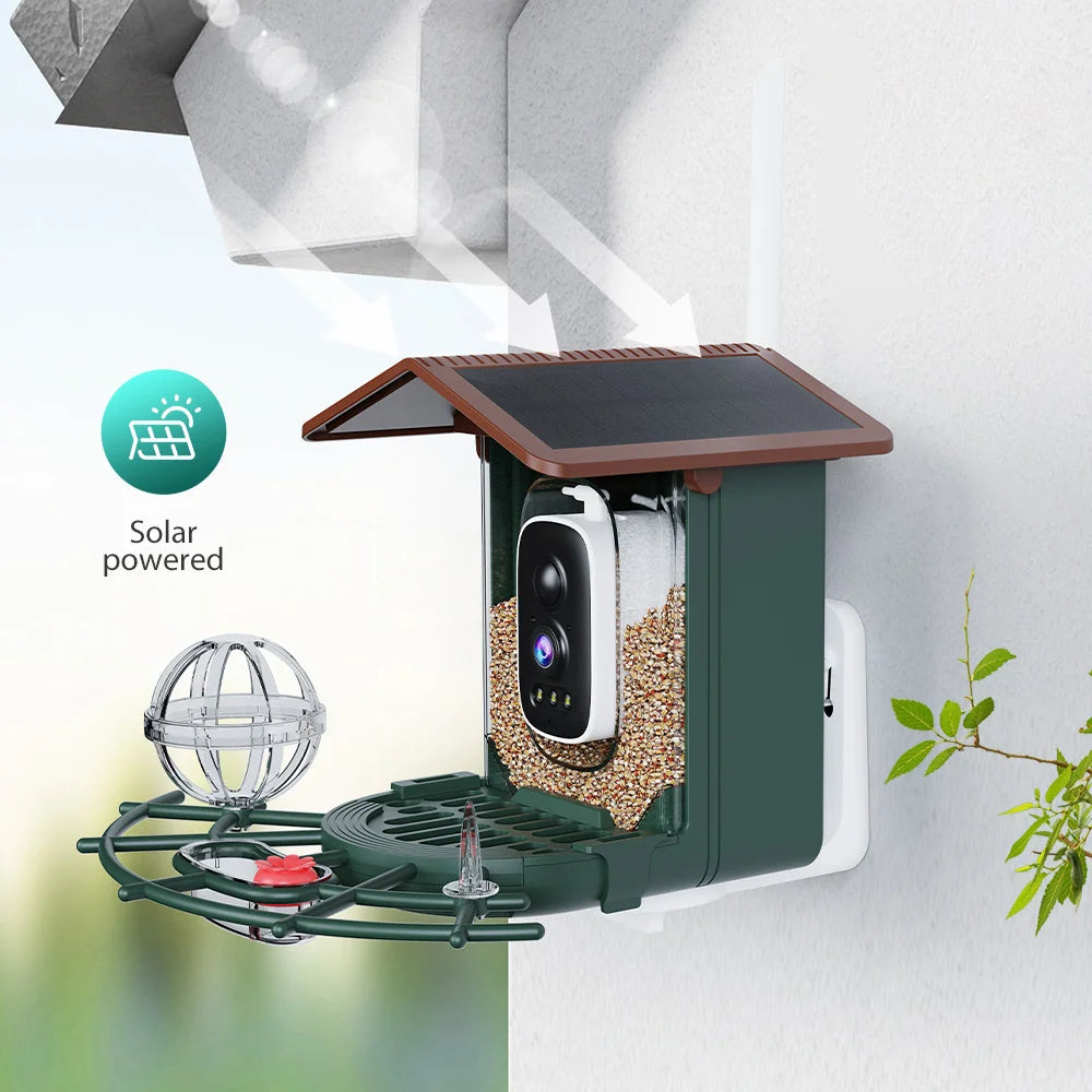 Bird Feeder Camera 4MP 2K HD Bird Video Capture