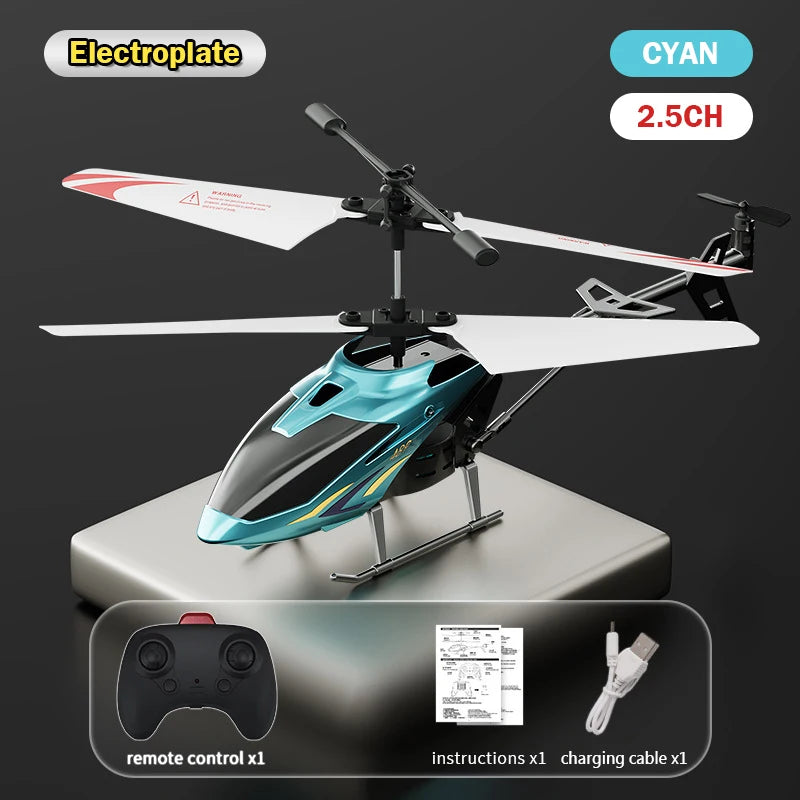2.5/3.5Ch Rc Helicopter Plane 2.4G Remote Control Aircraft Fall-Proof Cool Lights Drone Airplane Model Children Birthday Gifts