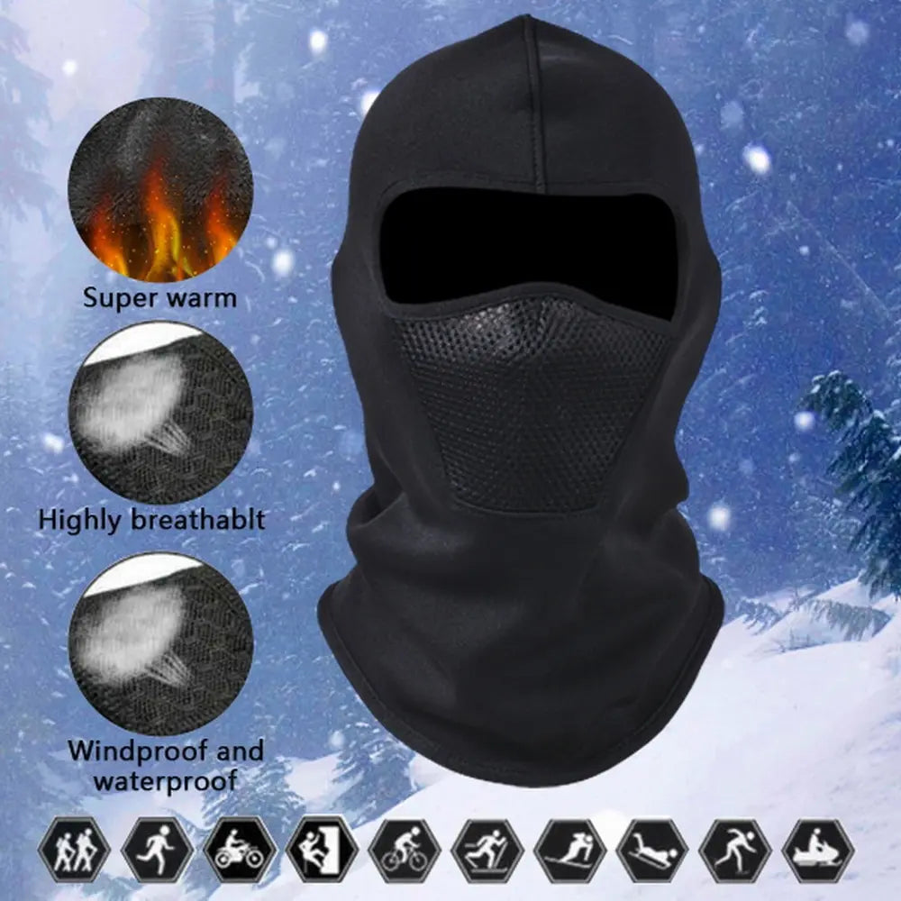 Thermal Winter Balaclava Cycling Full Face Mask Warm Outdoor Sports Motorcycle Ski Fishing Hunting Mask Fleece Scarf Cap Bandana
