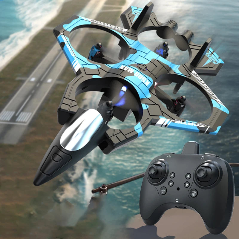 RC Plane Toy Glider Flying Helicopter 2.4G Stunt Remote Control Foam Fighter Airplane Outdoor Toys For Children Adult Gifts